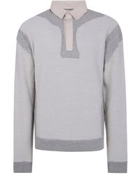 Maison Margiela - Textured-Finish Polo Shirt - Lyst