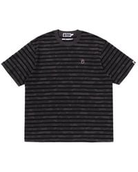 A Bathing Ape - Camo-Print Striped T-Shirt - Lyst