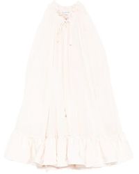 Lanvin - Ruffled Mini Dress - Lyst