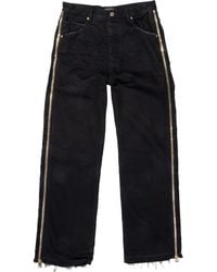 Purple Brand - Weite P018 Jeans Mit Reißverschlüssen - Lyst