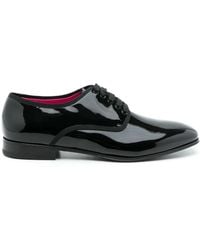 Ferragamo - Magic Patent Leather Derby Shoes - Lyst
