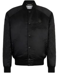 Philipp Plein - Rear-Embroidered Bomber Jacket - Lyst