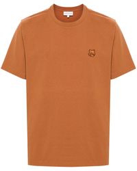 Maison Kitsuné - Katoenen T-shirt - Lyst