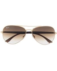 Ray-Ban - Rb3675 Aviator-Frame Sunglasses - Lyst