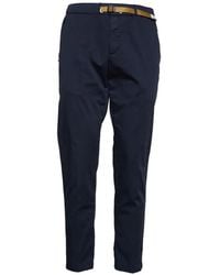 White Sand - Drawstring Long Trousers - Lyst
