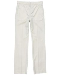 Acne Studios - Wool Pinstripe Trousers - Lyst