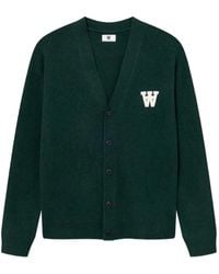 WOOD WOOD - Cardigan À Patch Logo - Lyst