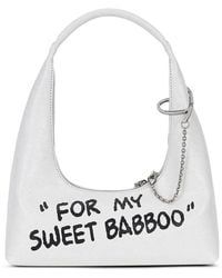 Marge Sherwood - X Peanuts Cracked Leather Shoulder Bag - Lyst