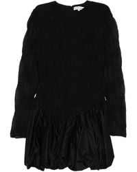 Stine Goya - Smocked-Flowers Mini Dress - Lyst