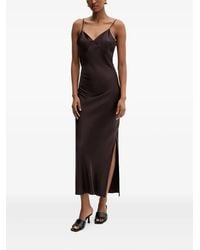 Silvian Heach - Vestido midi con tirantes finos - Lyst