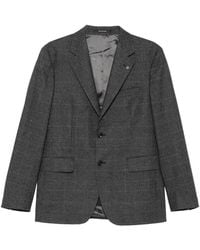 Tagliatore - Check-Pattern Suit - Lyst