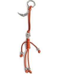 Zadig & Voltaire - Leather Skull Keyring - Lyst
