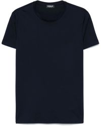 Dondup - Ribbed Cotton Jersey T-Shirt - Lyst