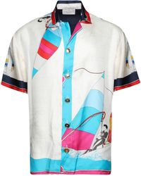 J.Logan Home - Odilon Silk Short-Sleeved Shirt - Lyst