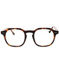 MCALLISTER - Tortoiseshell-Effect Round-Frame Glasses - Lyst