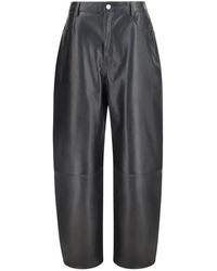 Arma - Ece Barrel Leather Trousers - Lyst