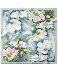 Elizabetta - Foulard En Soie Odetta À Fleurs - Lyst