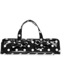 Comme des Garçons - Polka-Dot Bow-Embellished Tote Bag - Lyst