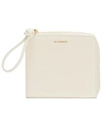 Jil Sander - Cartera con logo en relieve - Lyst