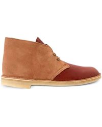 Clarks - "Tan" Desert-Boots Aus Wildleder - Lyst