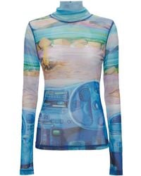 JW Anderson - T-Shirt Mit Grafischem Print - Lyst