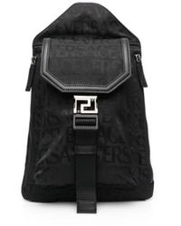 Versace - Logo One-shoulder Backpack - Lyst