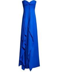 Ralph Lauren - Ruffled-Detail Maxi Dress - Lyst