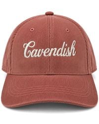 CAVENDISH® - Logo-Embroidered Corduroy Baseball Cap - Lyst