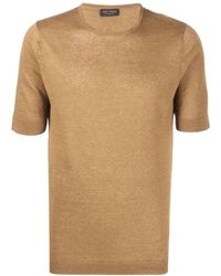 Dell'Oglio - Short-sleeve Linen T-shirt - Lyst