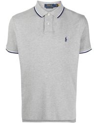 Polo Ralph Lauren - Embroidered-logo Cotton Polo Shirt - Lyst