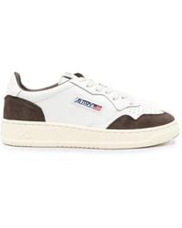 Autry - Leather Sneakers With Medalist Inserts - Lyst