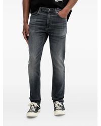 HUGO - Jean À Patch En Cuir - Lyst