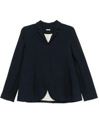 Apuntob - Button-Up Notched-Lapel Blazer - Lyst