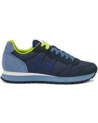 Sun 68 - Tom Logo-Embroidered Panelled Sneakers - Lyst