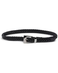 Adriano Meneghetti - Braided-Leather Belt - Lyst