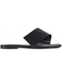 Givenchy - Sliced Square Flat Sandals - Lyst