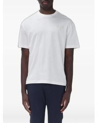 EA7 - Logo-Print Cotton T-Shirt - Lyst
