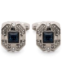 Dolce & Gabbana - Square-gem Sterling Silver Cufflinks - Lyst