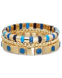 Roxanne Assoulin - True Blue Beaded Bracelets (set Of Three) - Lyst
