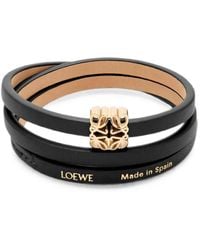 Loewe - Anagram Bombé Twist Bracelet - Lyst