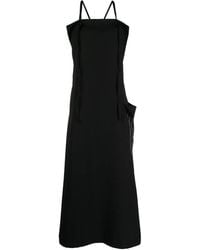 Y's Yohji Yamamoto - Robe Mi-Longue À Poche Drapée - Lyst