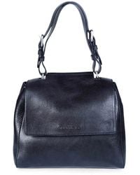 Orciani - Sveva S Grained Leather Shoulder Bag - Lyst