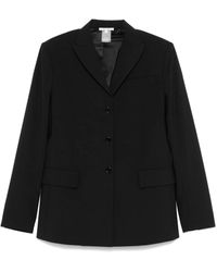 Nensi Dojaka - Single-Breasted Virgin Wool Blazer - Lyst