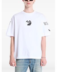 Off-White c/o Virgil Abloh - Swimming Logo Skate Short-Sleeve T-Shirt - Lyst