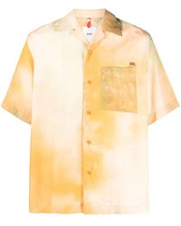 OAMC - Tie-dye Print Bowling Shirt - Lyst