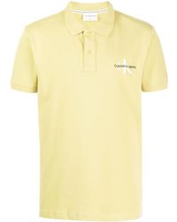 Calvin Klein - Logo-Embroidered Short-Sleeve Polo Shirt - Lyst