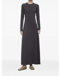 ELEH - Robe Longue À Manches Raglan Et Coutures Apparentes - Lyst