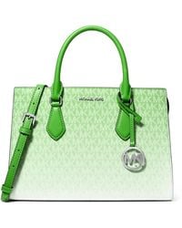 Michael Kors - Small Mirella Monogram-Print Tote Bag - Lyst