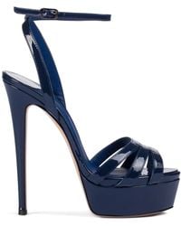 Le Silla - 140 Mm Lola Sandalen Met Bandjes - Lyst