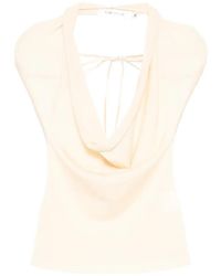 AYA MUSE - Halterneck Tie-Fastening Top - Lyst
